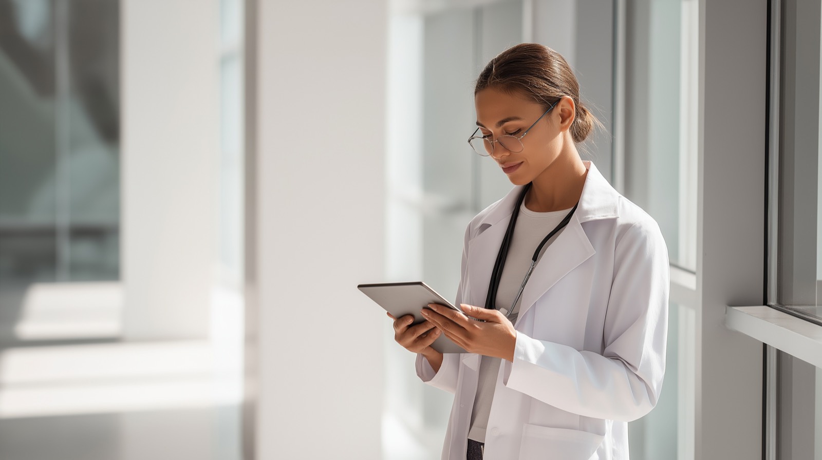 Physician reviewing diagnostics at Kassy Wellness