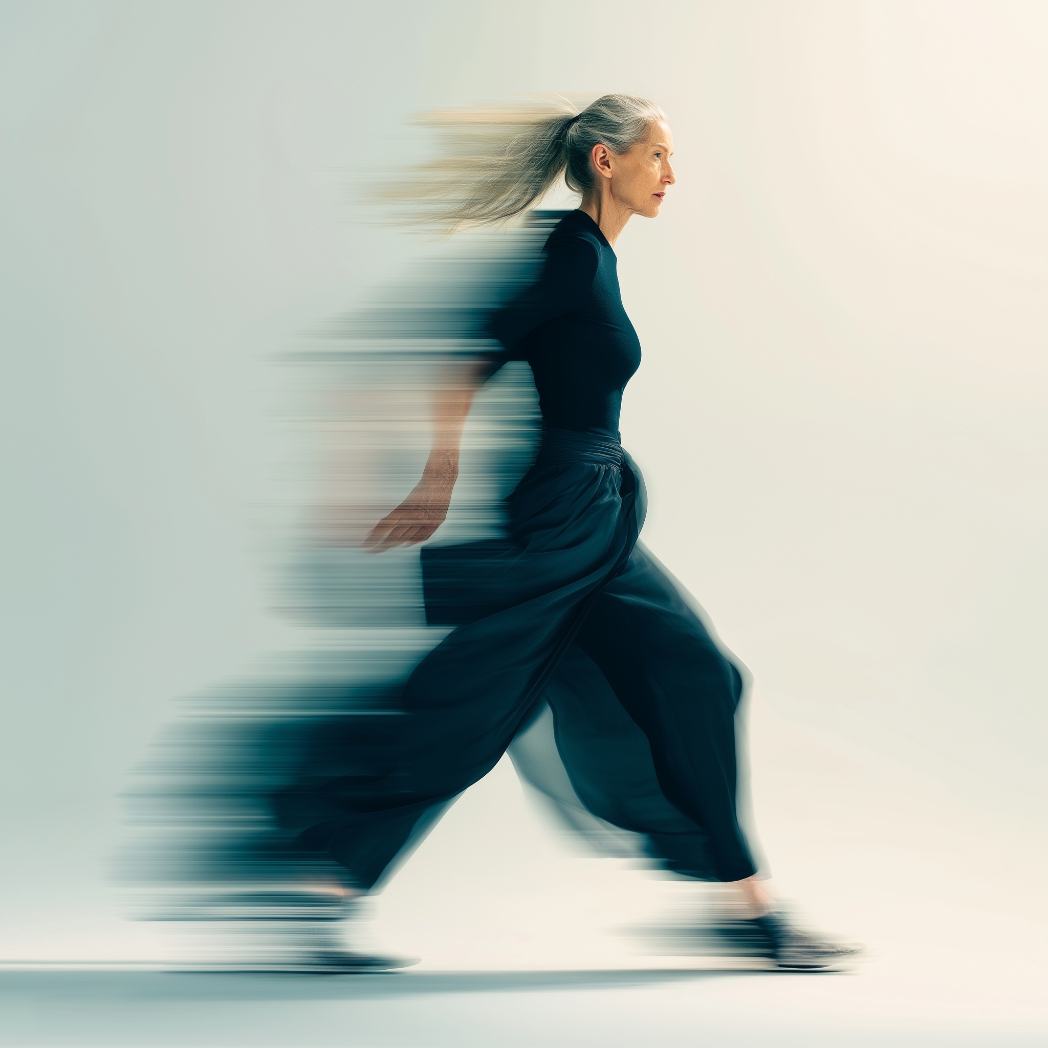 Woman in motion — active lifestyle through hormone optimization at Kassy Wellness